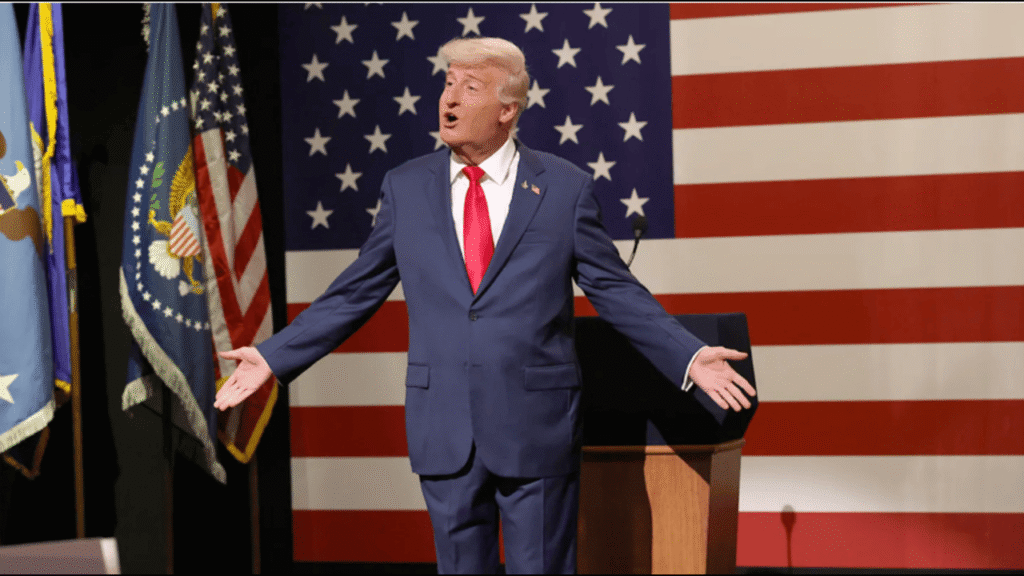 James Austin Johnson playing Trump