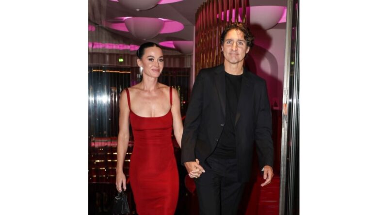 Katy Perry and Justin Trudeau.