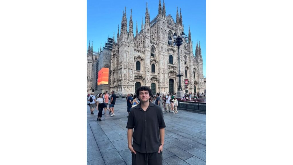 August Matruo in Italy.