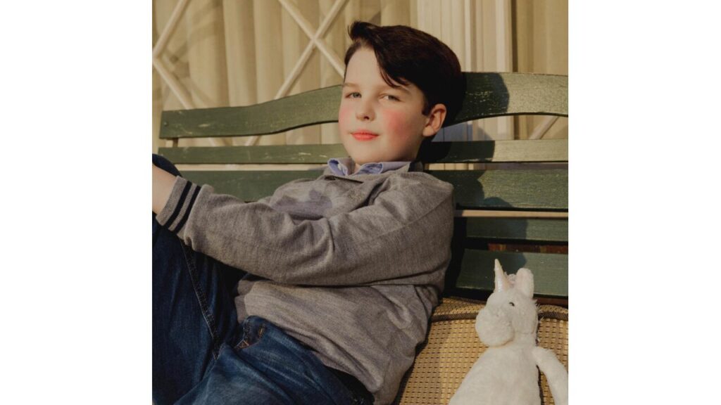 Iain Arnitage as a kid.