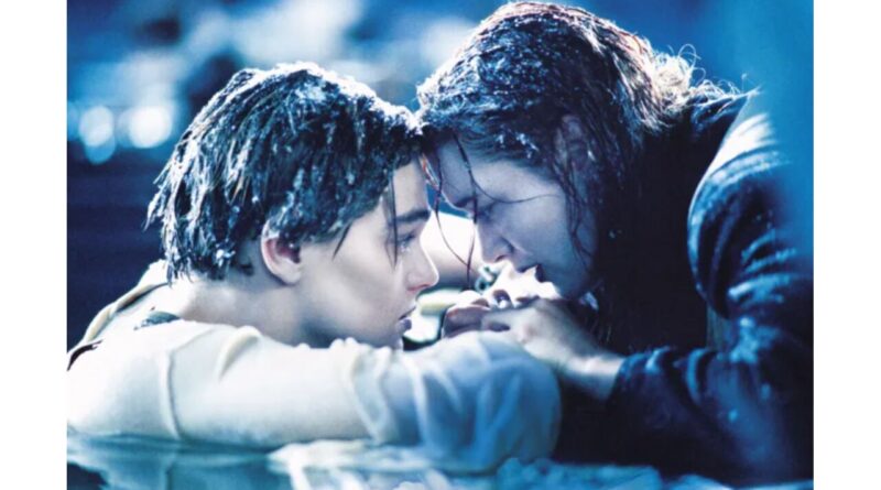 Leonardo DiCaprio and Kate Winslet in 'Titanic'.