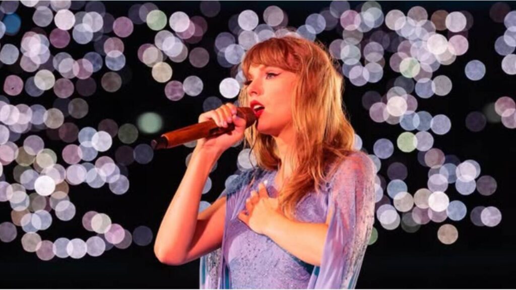 Taylor Swift at The Eras Tour.