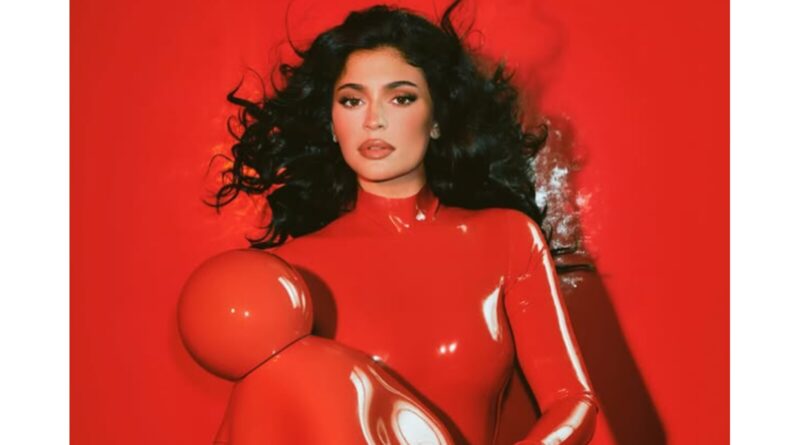 Kylie Jenner at a photoshoot