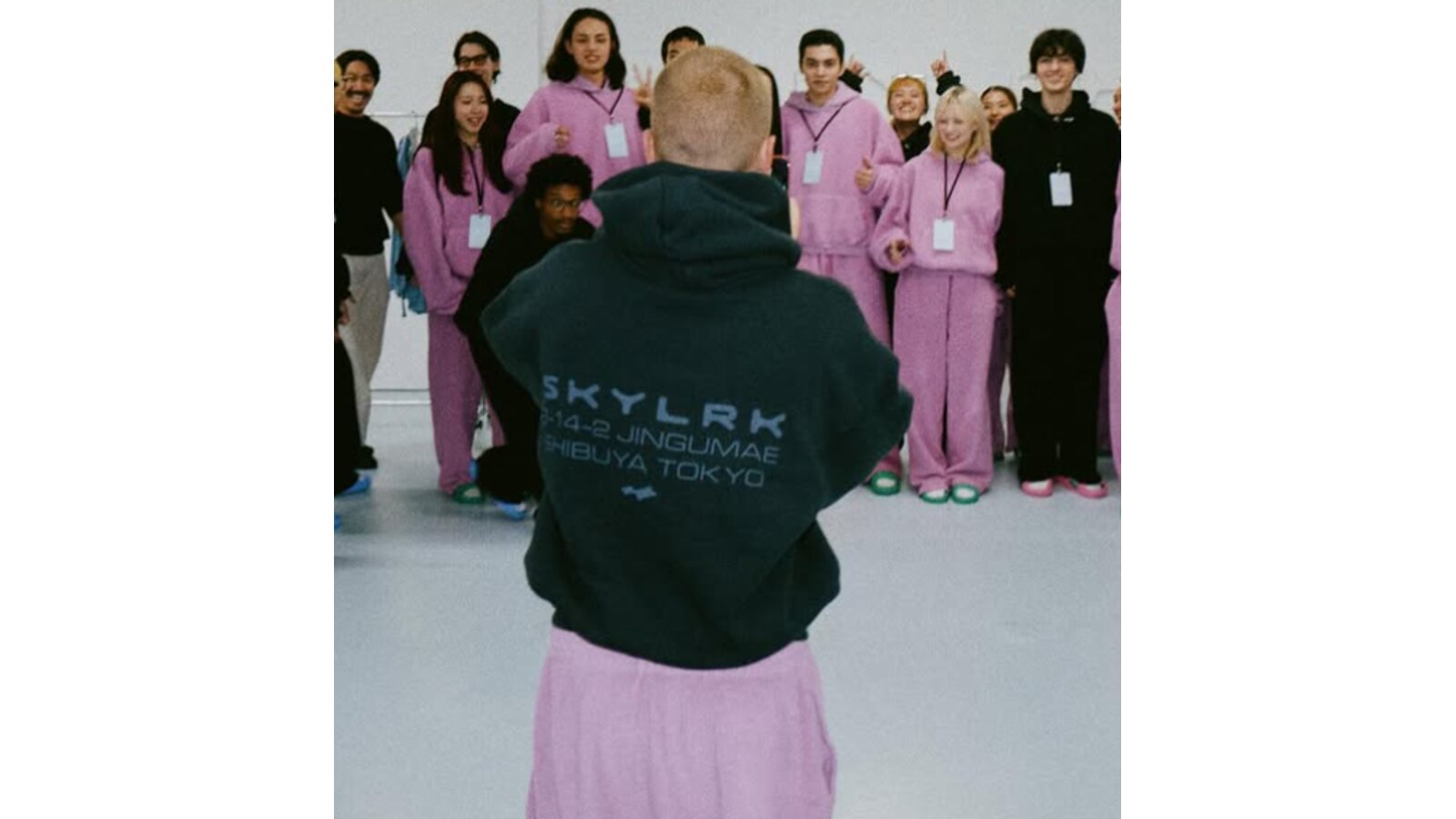 Justin Bieber and his team.