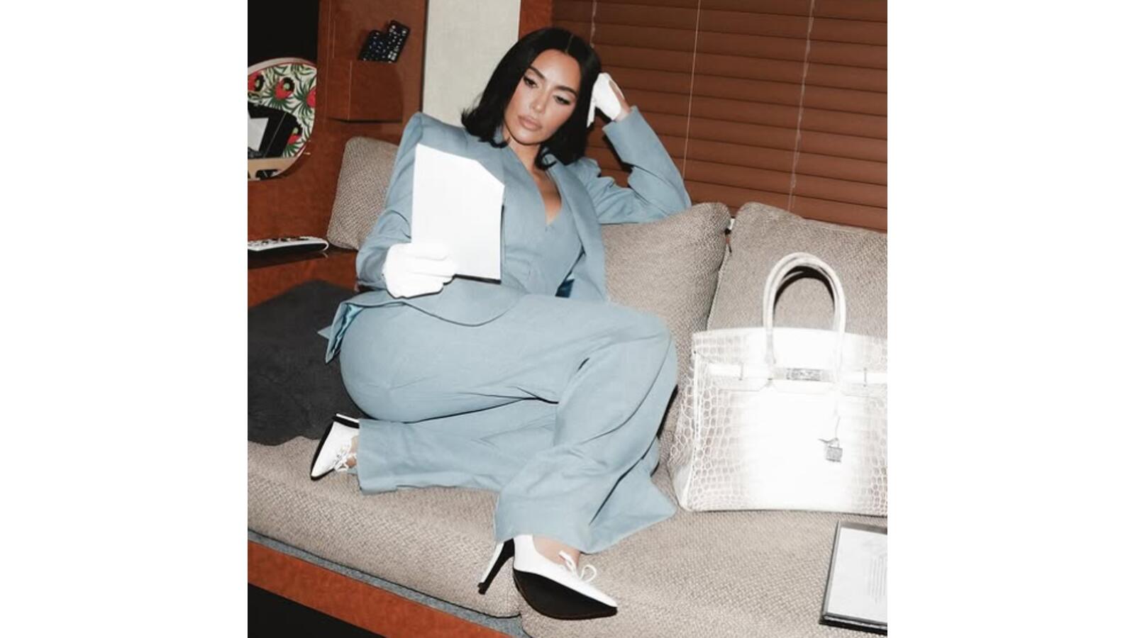 Kim Kardashian's All's Fair look.