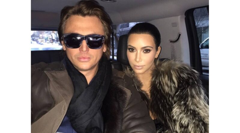 Kim Kardashian and Jonathan.