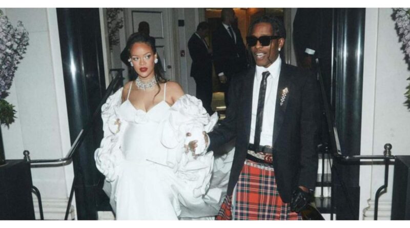 Rihanna and Asap Rocky.