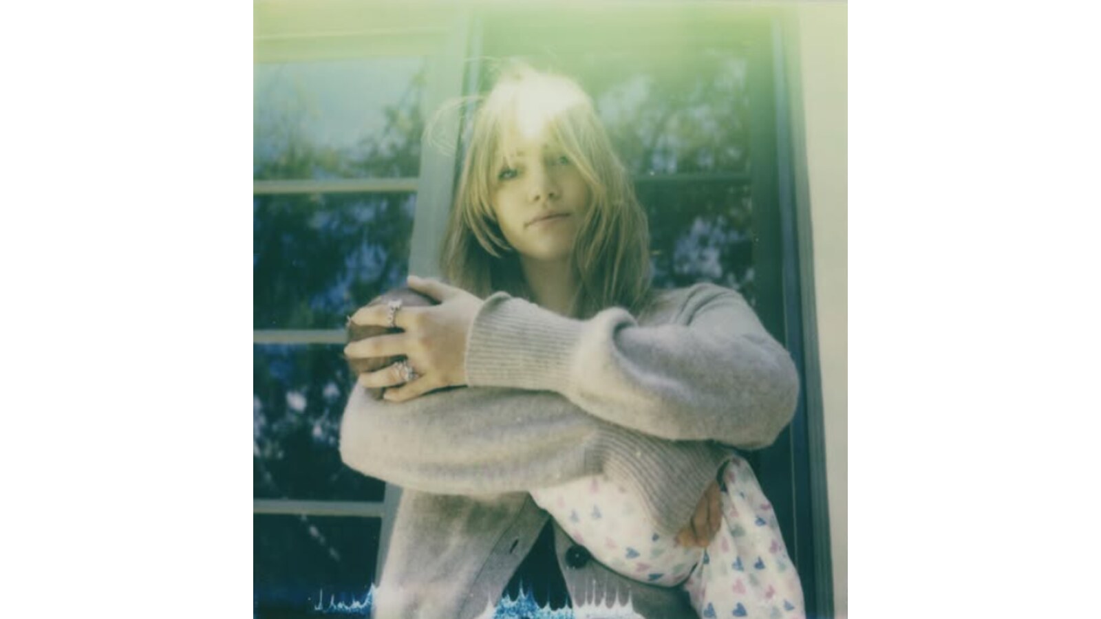 Suki Waterhouse and her newborn baby.