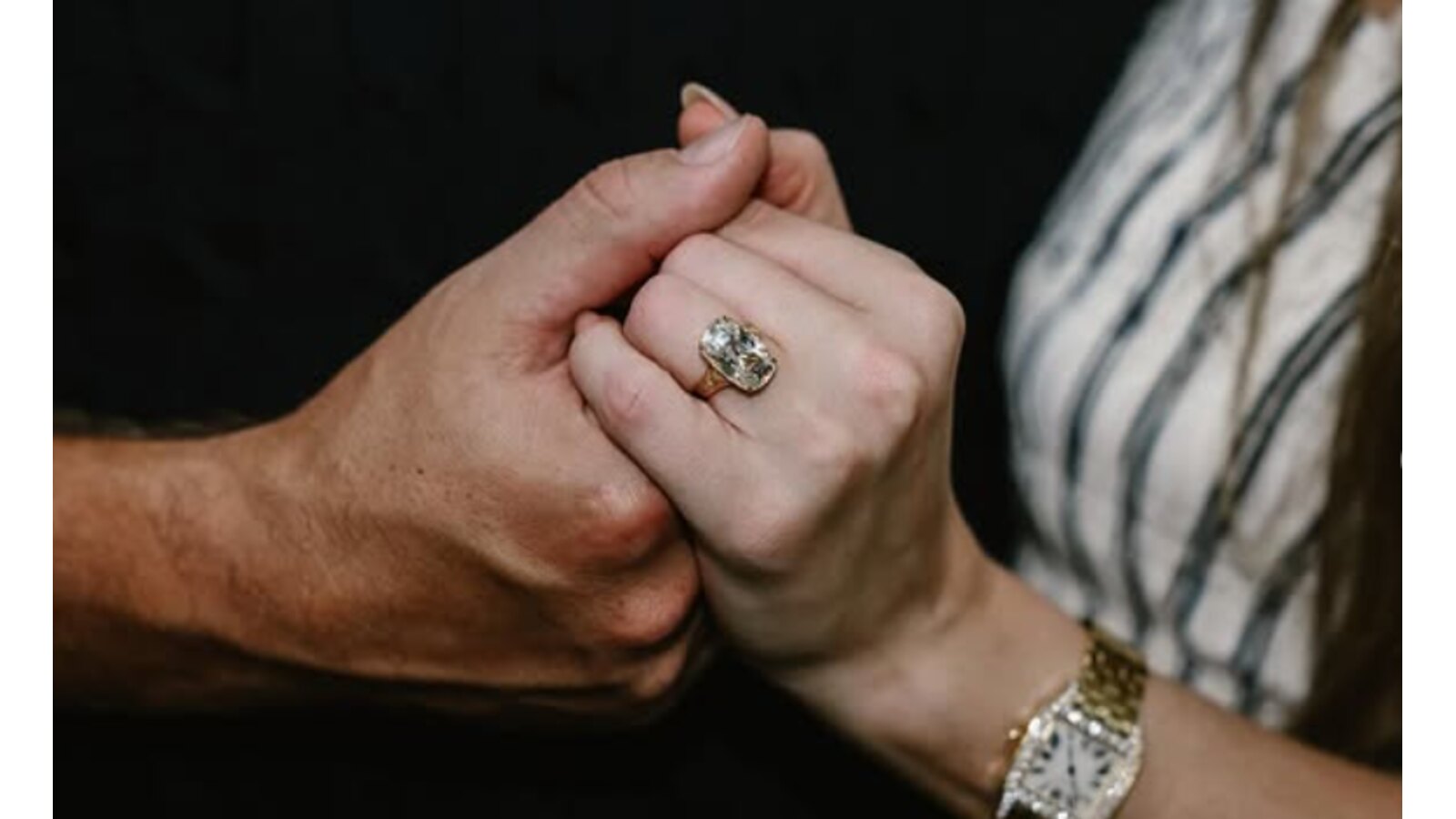 Taylor Swift's engagement ring.