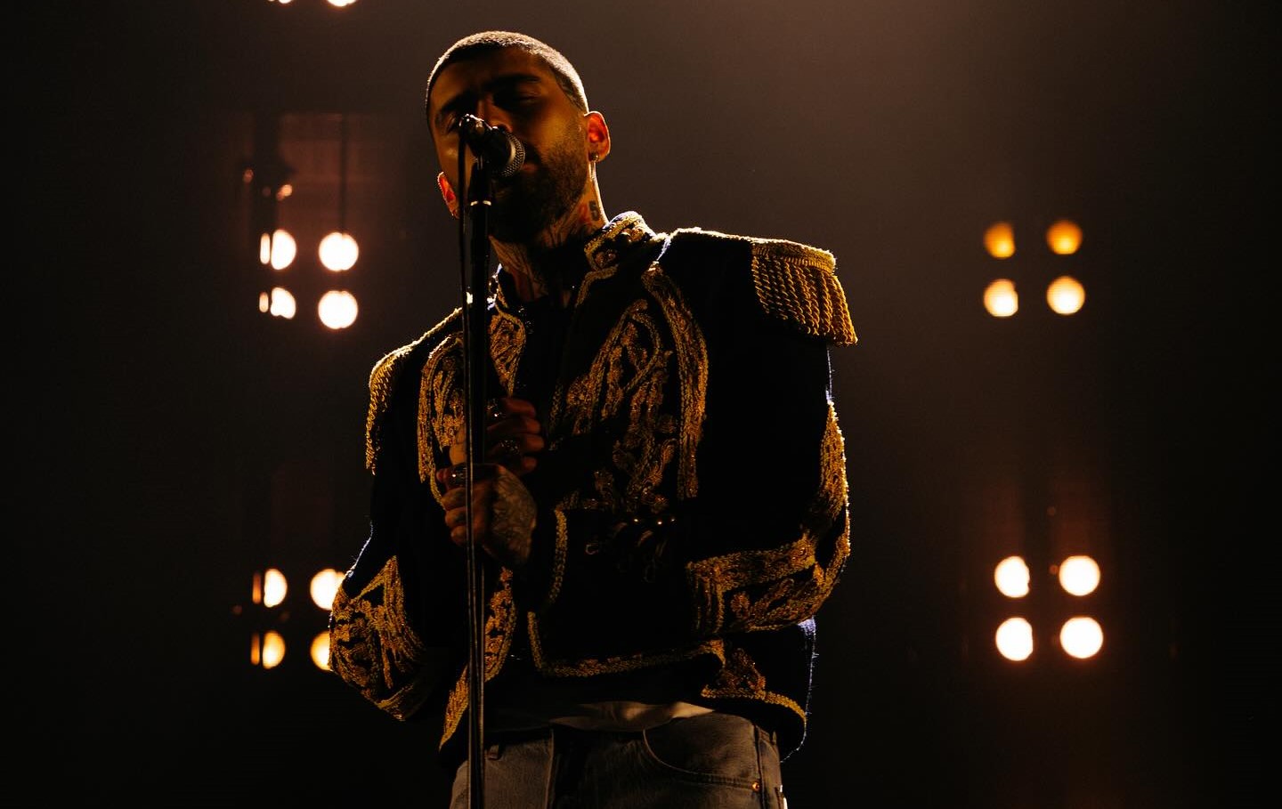 Zayn Malik performing in Las Vegas