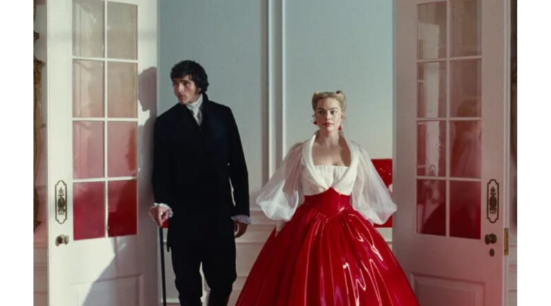 Jacob Elordi and Margot Robbie in 'Wuthering Heights'.