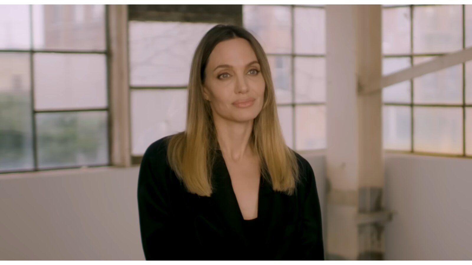 Angelina Jolie at an interview with WSJ Style.