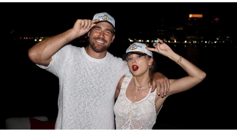 Travis Kelce and Taylor Swift.
