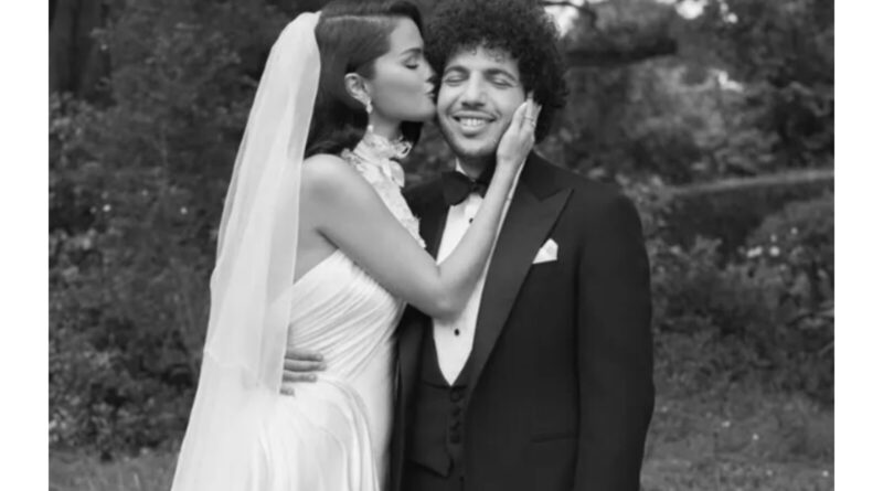 Selena Gomez and Benny Blanco on their wedding.