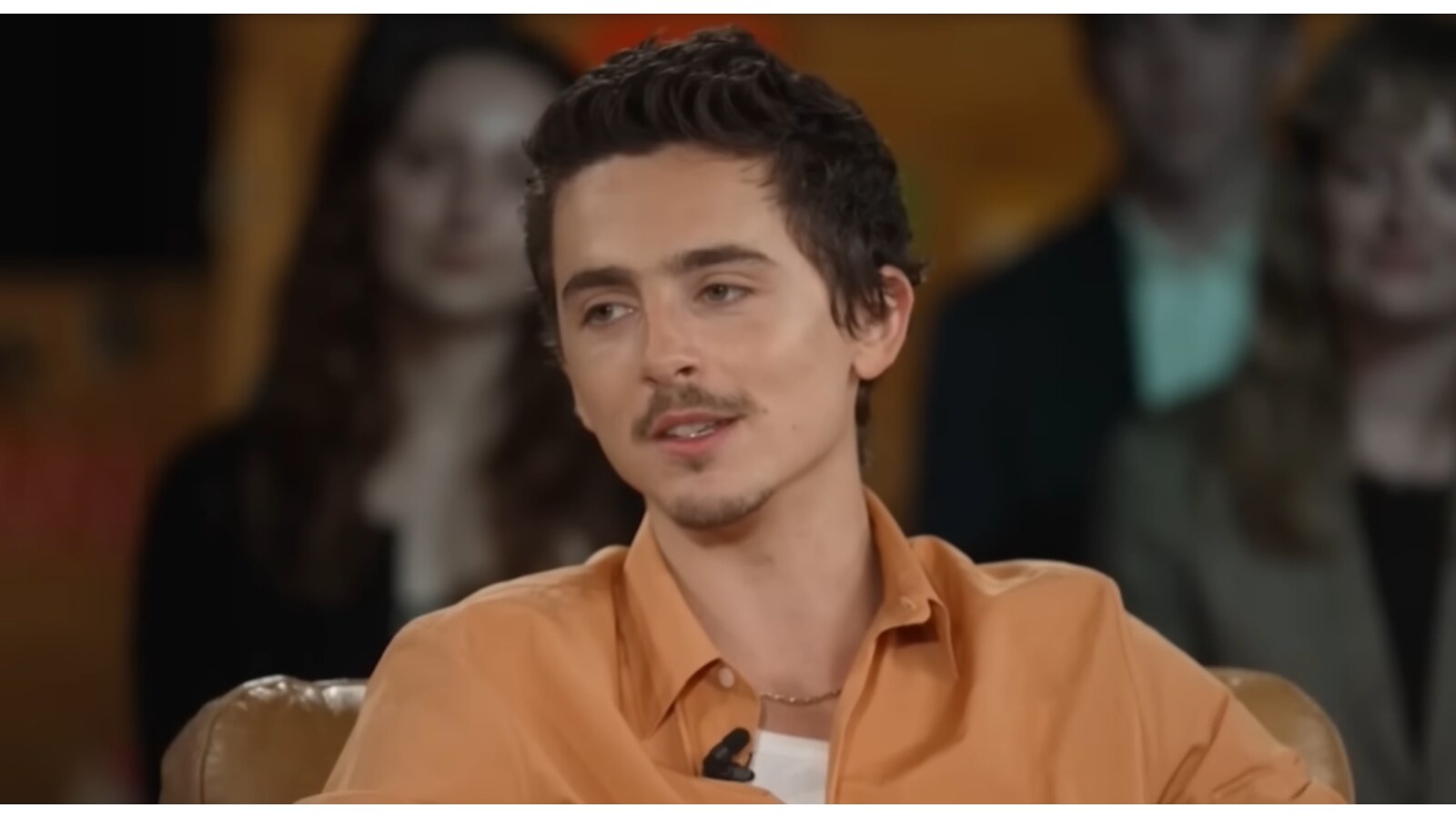 Timothée Chalamet at an interview with CNN & Variety Town Hall Event.