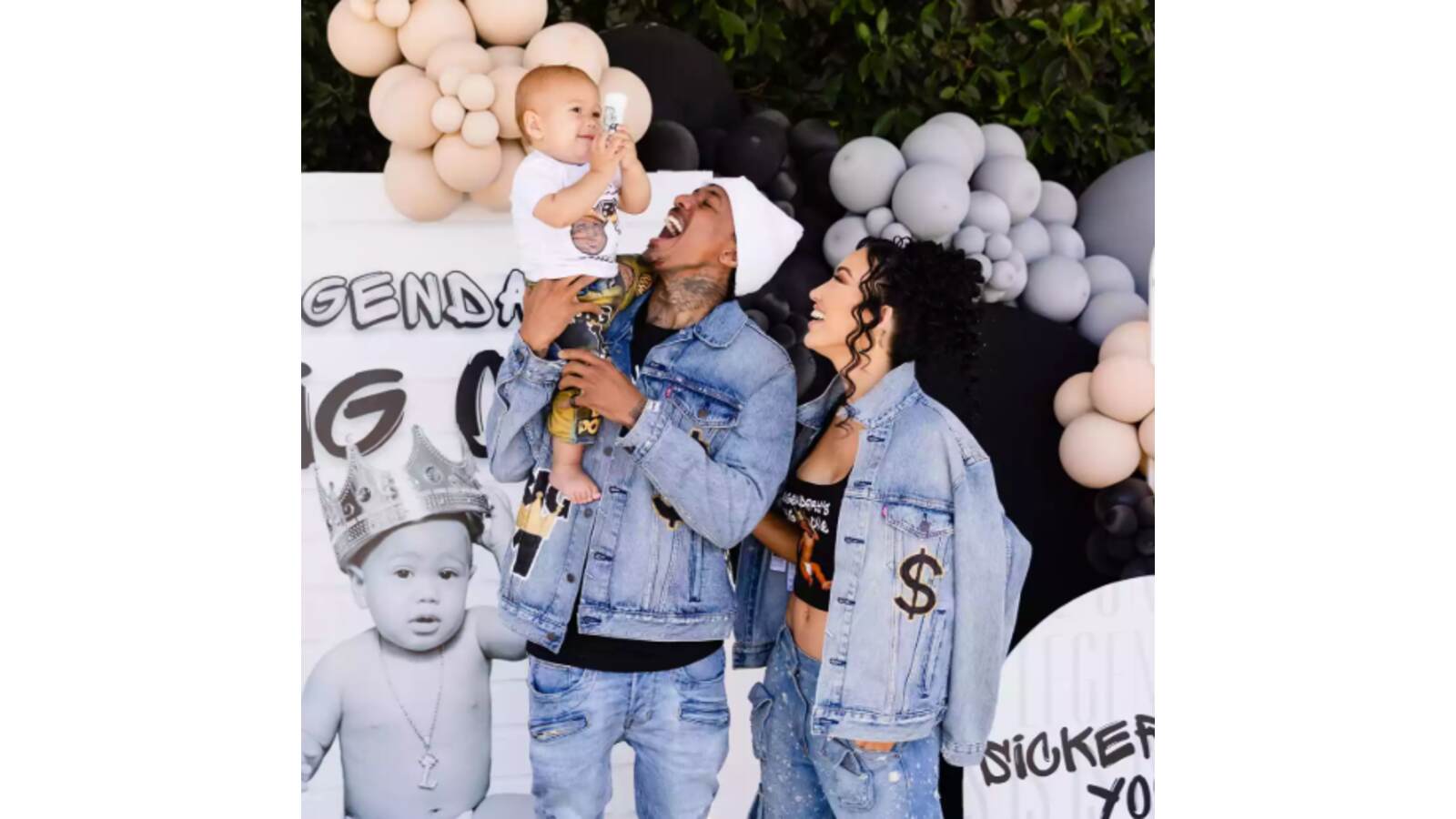 Nick Cannon with his son.