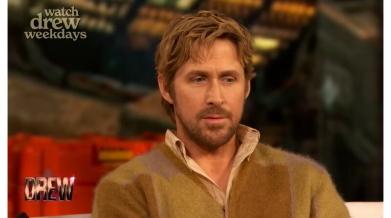 Ryan Gosling at an interview with The Drew Barrymore Show