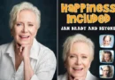 Eve Plumb; the 'Happiness Included: Jan Brady and Beyond' book cover.