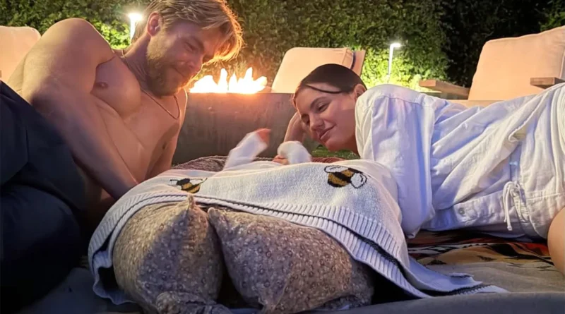 Derek Hough, Hayley Erbert and their daughter Everley.